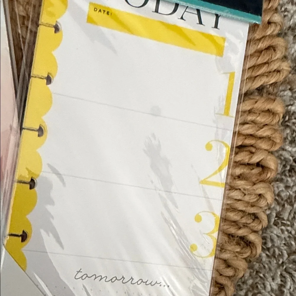 The Happy Planner To Do List Sheet Set - Pink and Yellow